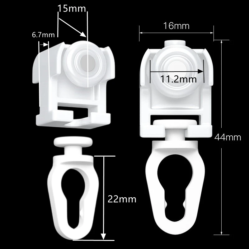 S Fold Snake Wave Curtain Line Runner , S Wave Curtain Rails Hook Used For Manual Rails,Electric Rod With Wheels