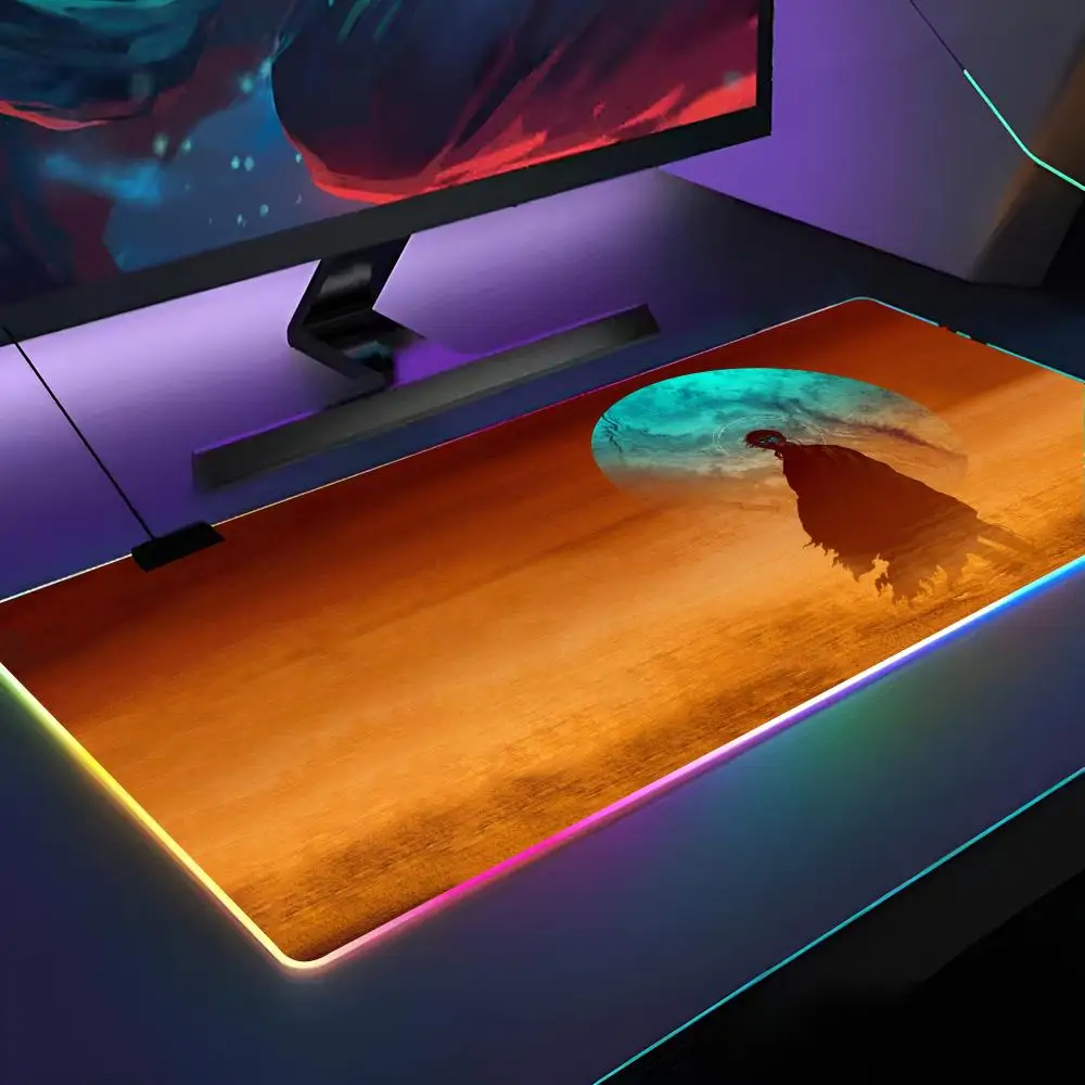 

Dune Classic Movie Mouse Pad RGB Backlit Mouse Pad Laptop Mouse Pad Laptop Gamer Computer Desk Gaming Accessories
