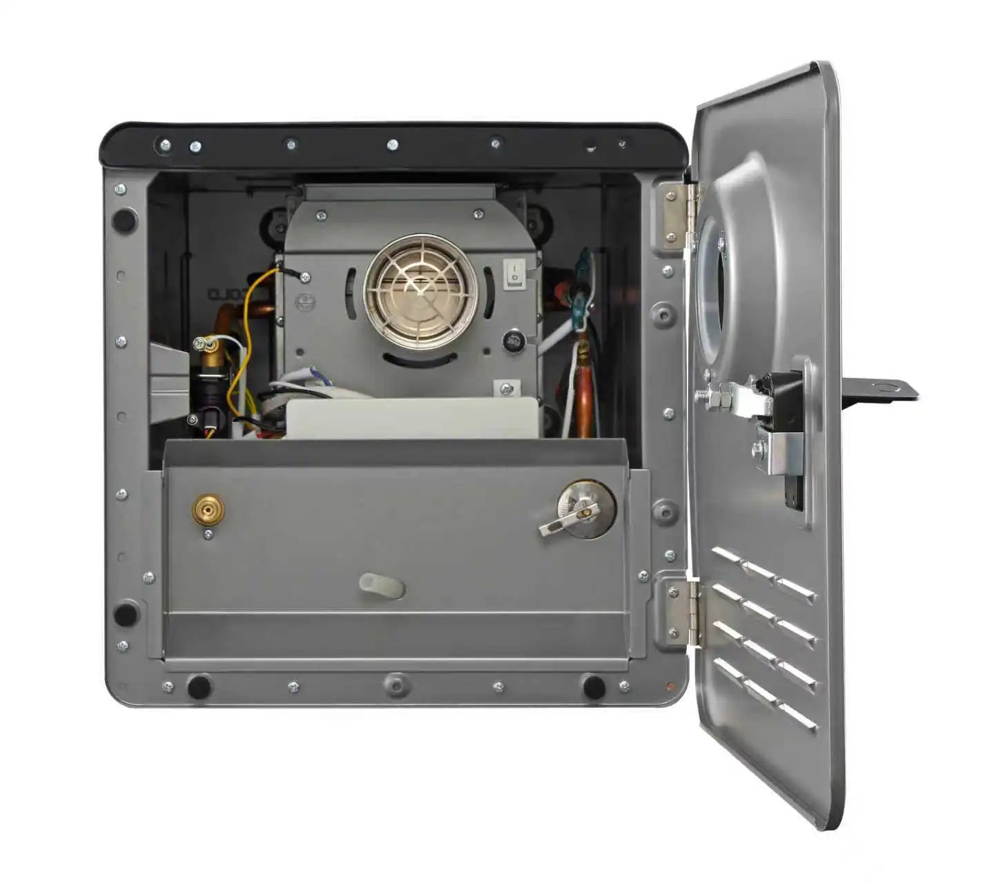 10L Third-generation RV Caravan Water Heater Windproof Waterproof Copper Temperature Control