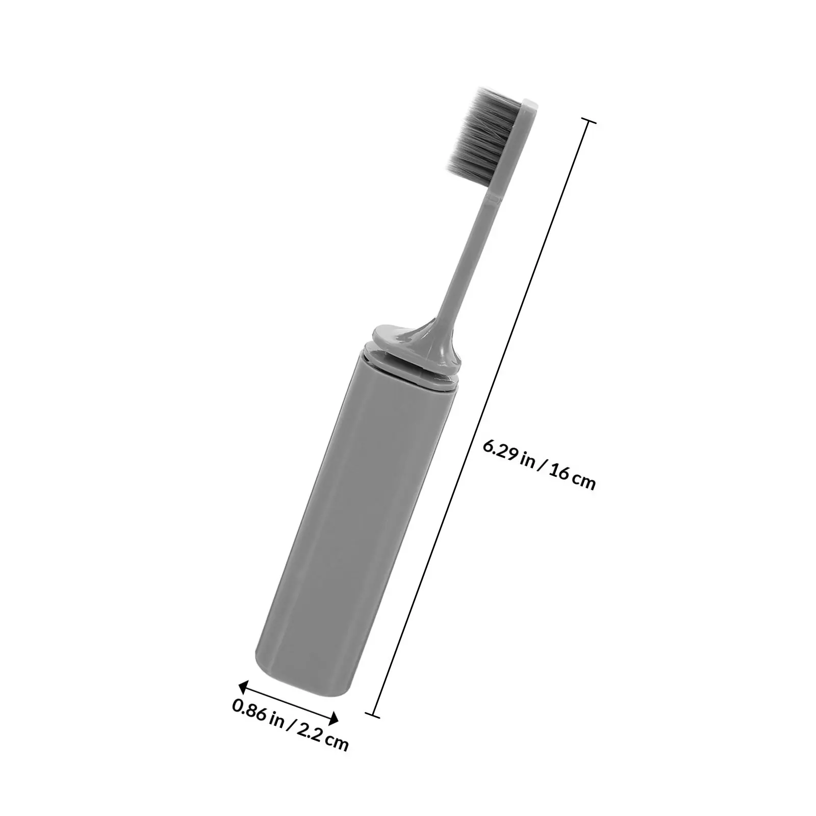 10Pcs Folding Toothbrush Travel Kit Portable Compact Pocket Sized Foldable Toothbrush with Protective Cover for Trip Camping