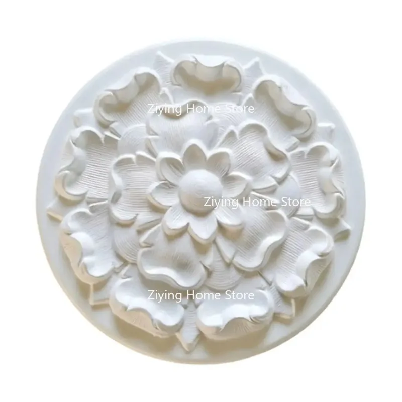 PU White Ceiling Lamp Panel for Indoor Use Stylish Pattern Suitable for Wet Rooms Easy To Mount on Wall