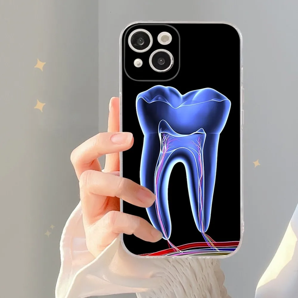 The Dentist Tooth Phone Case For IPhone 15 8 7 6 6S Plus X SE 2020 XR XS 14 11 12 13 Mini Pro Max Mobile Case