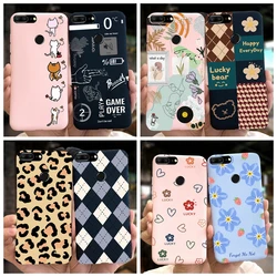 Cute Cartoon Phone Case For Honor 9 Lite LLD-L21 Candy Color Soft Silicone Back Cover For Honor 9 STF-L09 Funda Honor9 9Lite