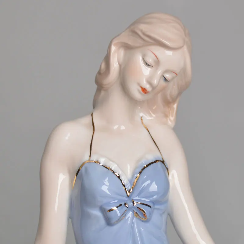 Light luxury handmade ceramics creative simple girl bedroom room gift European Western decoration ornaments view 4