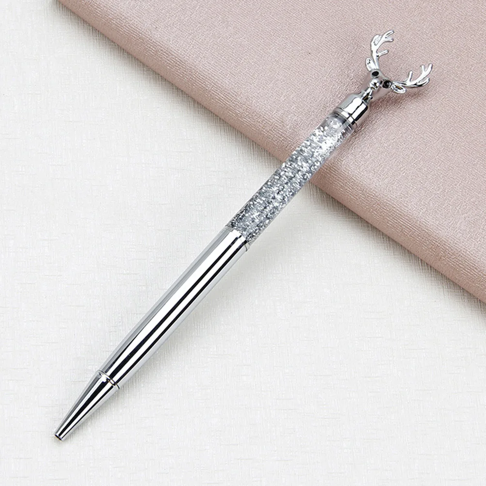 

3 Pcs Reindeer Ballpoint Pen Signature Novelty Christmas Gifts for Students Pens Metal Stationery