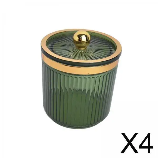 

Прозрачный держатель для ватных тампонов, банка для макияжа, контейнер, многофункциональная коробка для хранения косметики, домашний комод для ванной комнаты