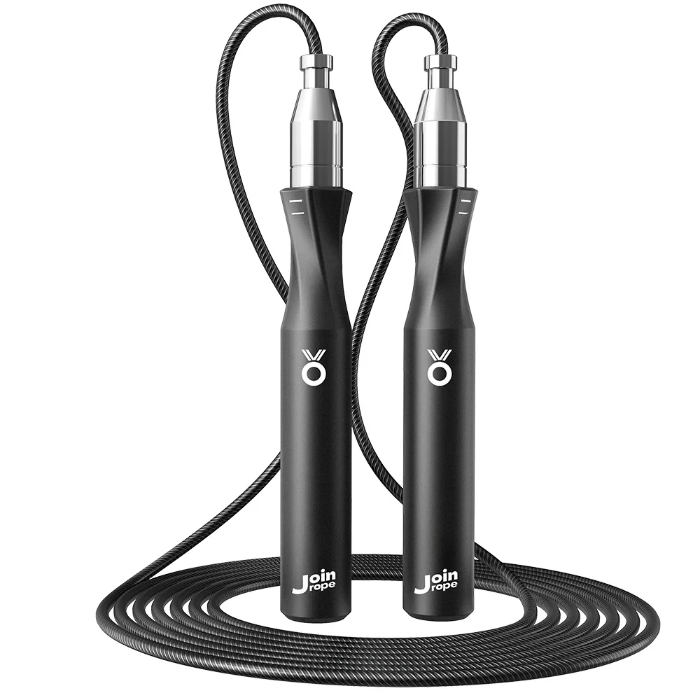 

All-Metal Weighted Jump Rope For Adults With Dual Bearings, Tangle-Free Steel Rope For Wrist Strengthening And Speed Training