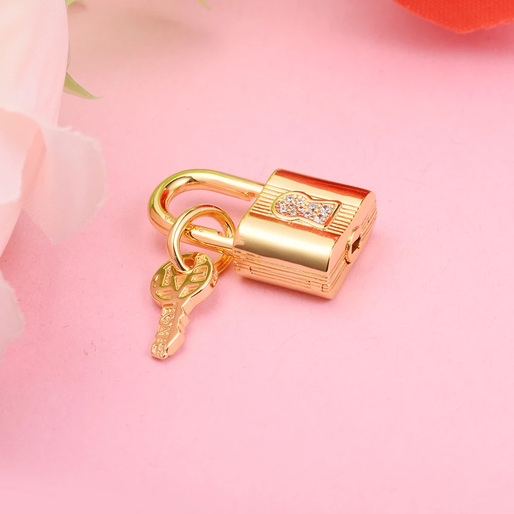 Women 925 Sterling Silver Valentine's Day 2022 Friends Free Shipping Aesthetic Female Love Bracelets Charms for Jewelry Making