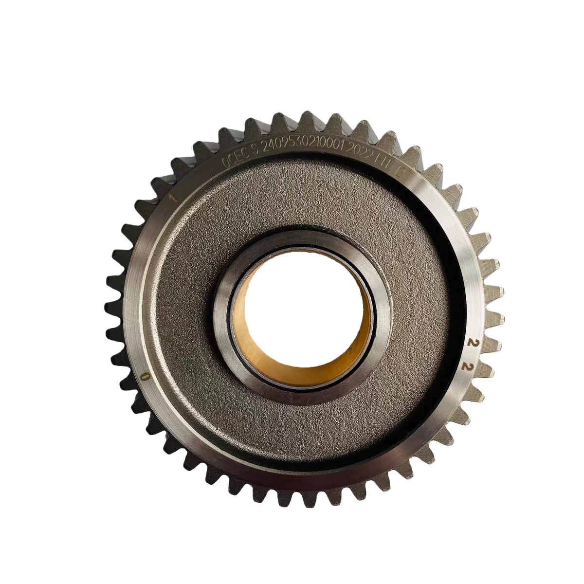 QCEC S 2409530210001 idler gear; Forklift Quanchai engine 4C6 V35 timing idler gear component 45 teeth 2409530210001