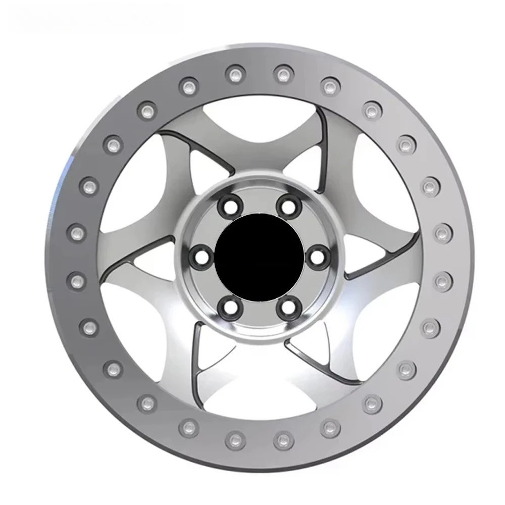 JZCNCW Custom 4x4 6x139.7 Concave Design 5x150 Offroad Beadlock 17Inch Aluminum 6061-T6 Alloy Forged Wheels Y60/Y61 Pickup SUV
