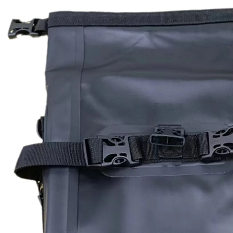 

NEW-Motorbike Rear Rack Trunk Storage Bag Waterproof Motorcycle Bumper Bag With Shoulder Strap Riding Tools