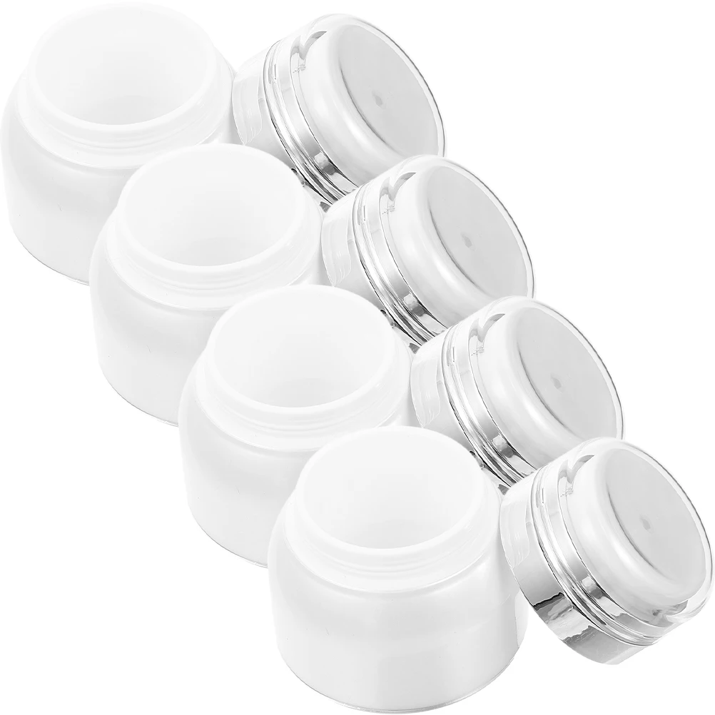 

4pcs Lotion Dispenser Press Type Empty Cream Bottle Airless Storage Jar For Face Balm Hand Essential Oil