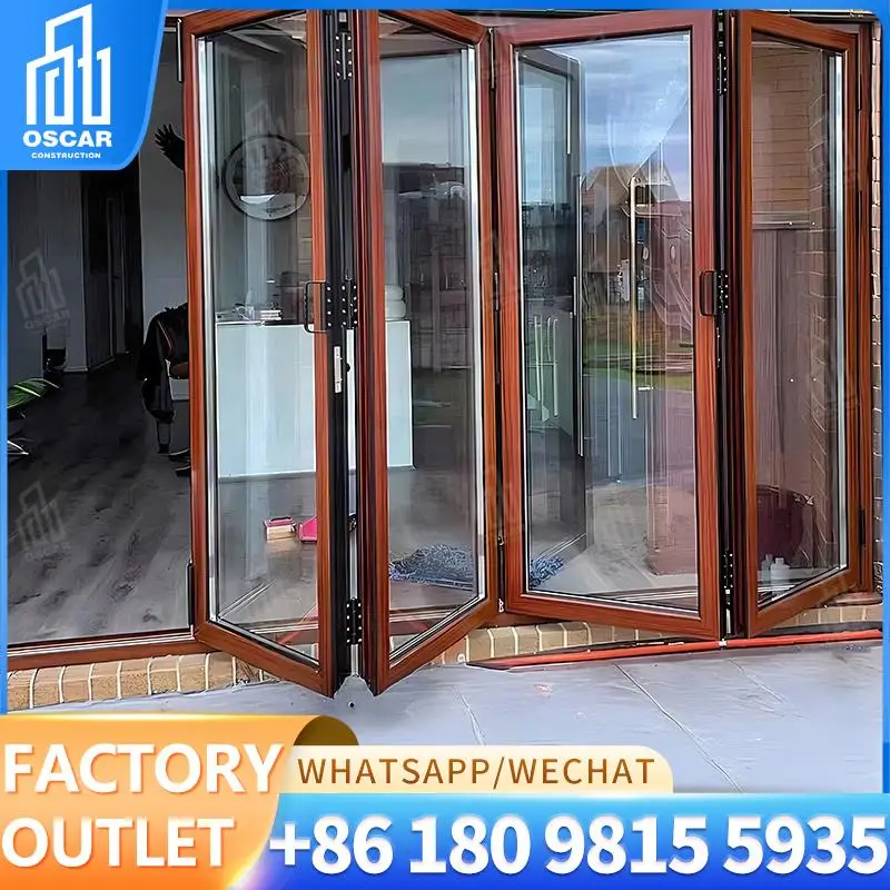 

Customizable UK Factory Bifold Door with Multi function for Modern Home Decor Bifold Door