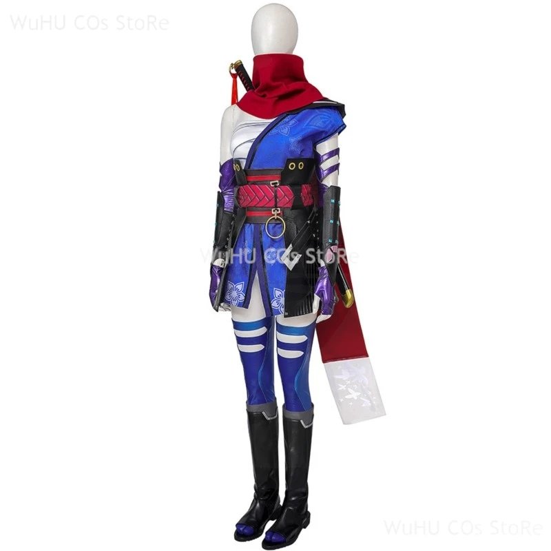 Game Rivals Outfits Psylocke Cosplay Costume Women Disguise Clothes Fantasy Roleplay Psylocke Battle Suit Uniform Halloween Suit