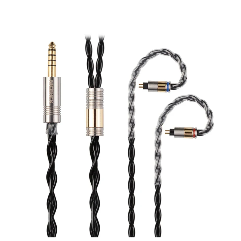 NiceHCK BlackCat الزنك سبائك النحاس النفط غارقة HIFI سماعة كابل 3.5/2.5/4.4 مللي متر MMCX/0.78 مللي متر/QDC/N5005 2Pin ل F1 D13 N5005