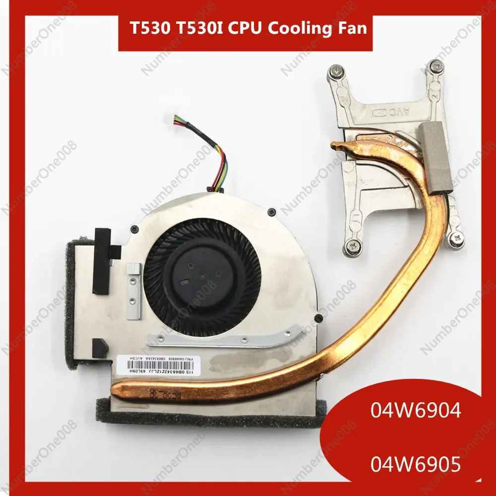 NEW FOR Lenovo Thinkpad T530 T530I CPU Cooling Fan and Heatsink FRU  04W6904 04W6905