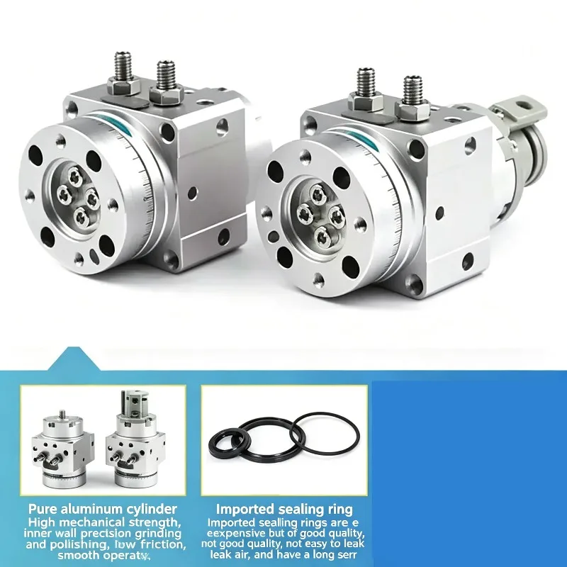 MSUA MDSUA 1 3 7 20-90S 180S MSUB MDSUB 1 3 7 20-90S 180S Side ported type MSU Rotary Table/Pneumatic Cylinder