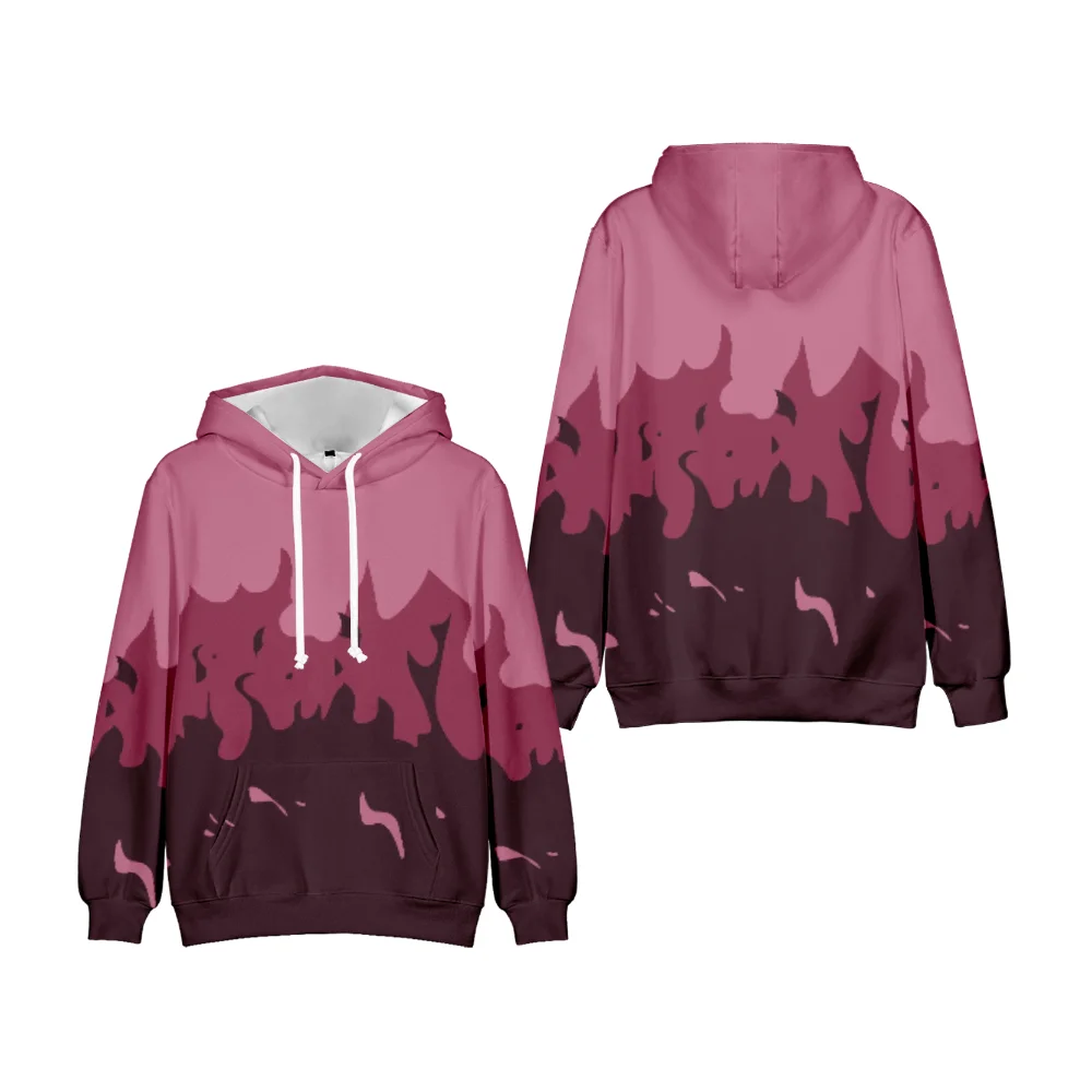 Aphmau Hoodie 3D Long Sleeve Men Women's Pullover Sweatshirt Aphmau Purple and Red Merch 90s Youthful Clothes Plus Size