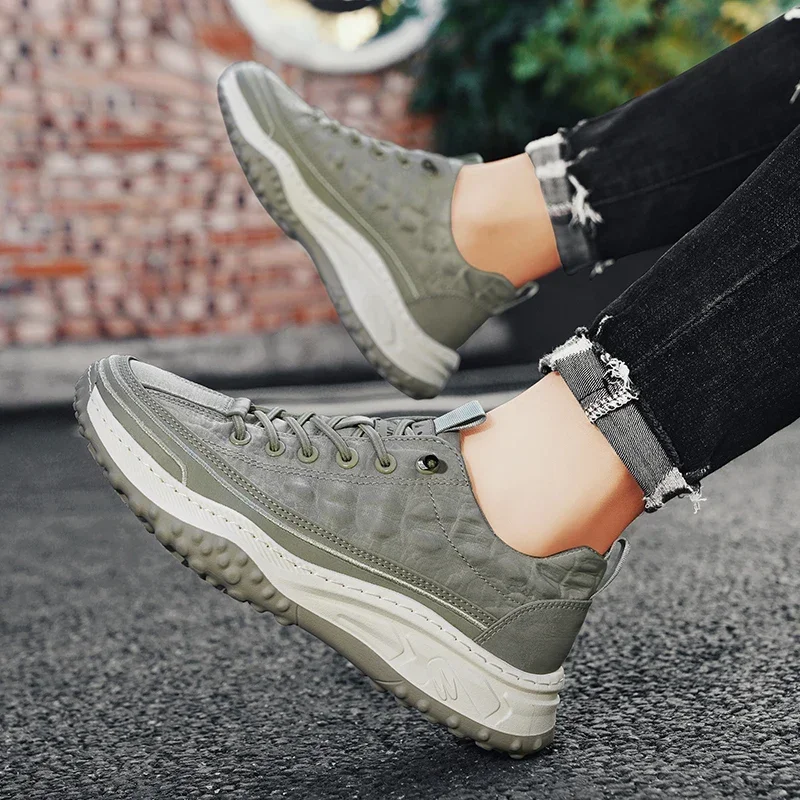 Универсальные мужские кроссовки для отдыха, мужские легкие удобные спортивные прогулочные туфли, модные высококачественные легкие удобные прогулочные туфли