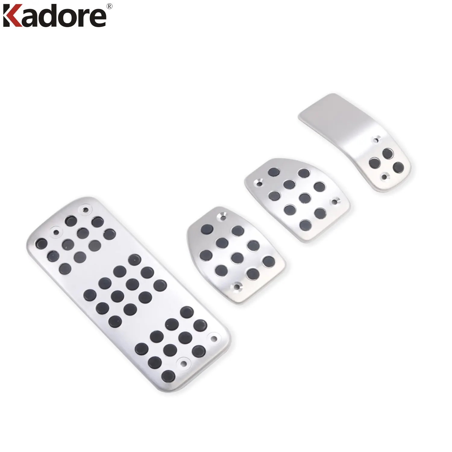 For Peugeot 307 408 308 2008-2012 Car Accelerator Pedal Aluminum Brake Pedals Rest Foot Pedal Clucth Pedal Non Slip Cover