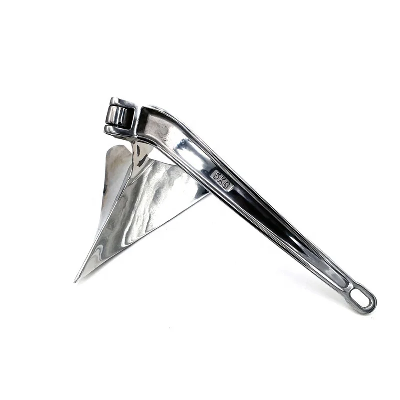 

Stainless Steel 316 Plow Anchor 12kg/26.4lb CQR Plow Anchor Boat Kayak Yacht Hardware