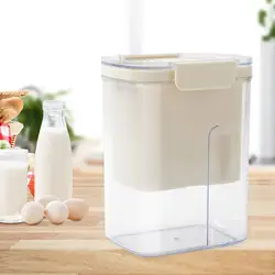 Yogurt Strainer Maker Soya Bean Milk Filter Cup Spring Press Filtration Timer Design 1100ml with Fine Mesh Whey Separation