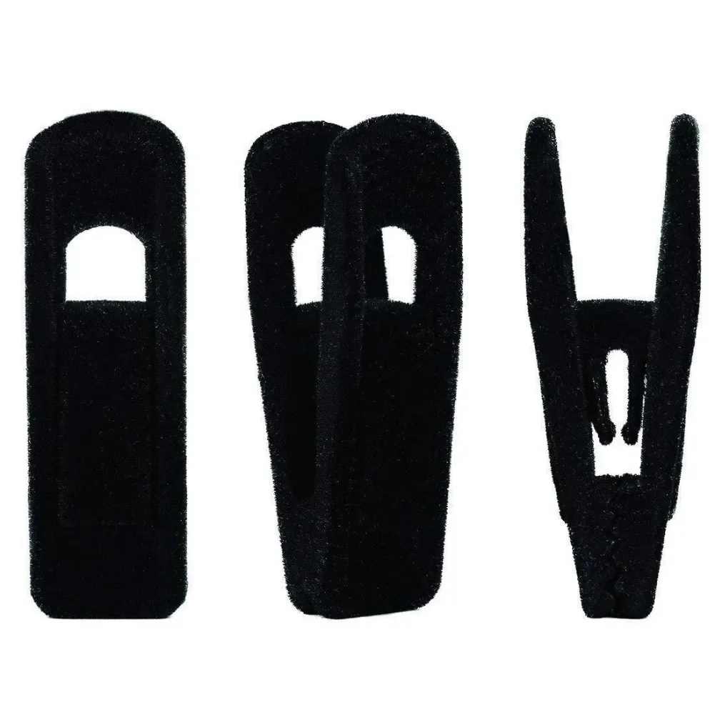 Bring Order To Your Closet With 20x Non Slip Velvet Hangers Clips Suitable For Flocked Trousers Coats And Clothes Pants