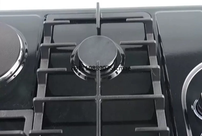 3+1 Burner Hybrid Stove - Gas & Electric Combination Cooktop with Modern Design