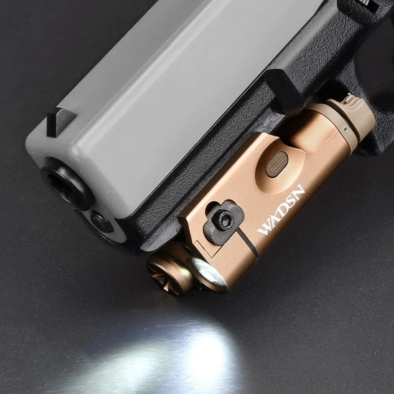 XC1 Pistol Flashlight Scout Light Fast Mount For Glock Bottom Hanging Flashlight Metal LED Range Lighting Gun Parts SF Marking