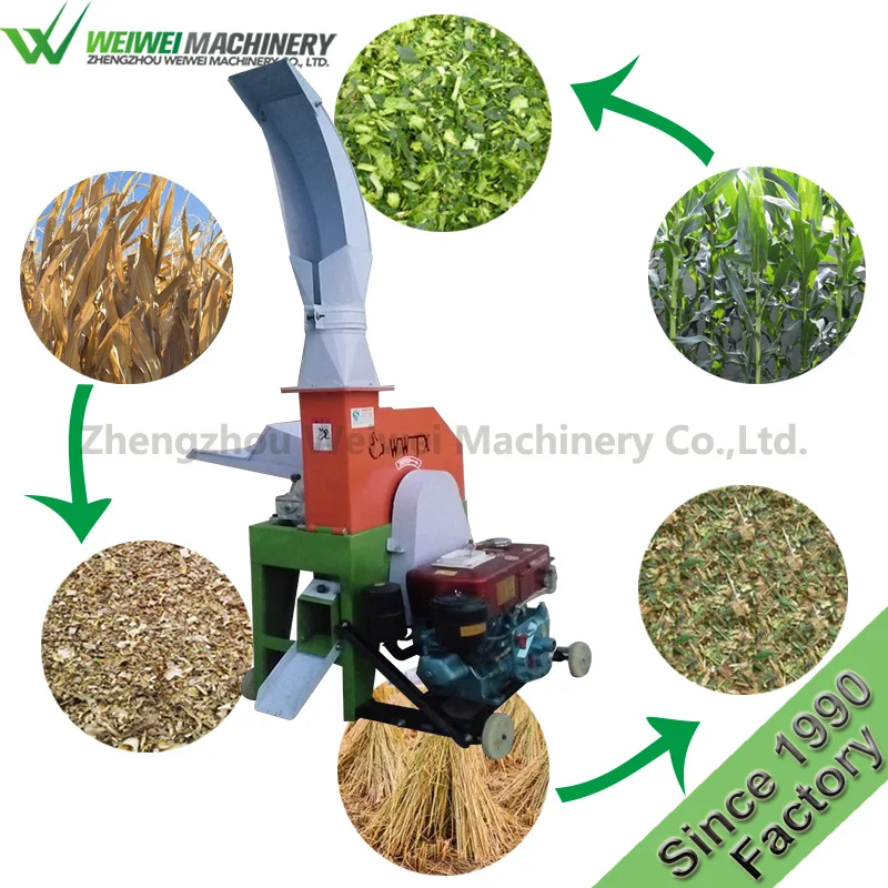 

Мини-измельчитель круглой травы Zhengzhou Weiwei для измельчения травы