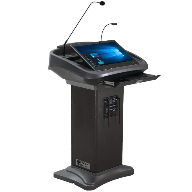 FK500Y 21.5'' All in one Computer Presentation Lectern with plastic material