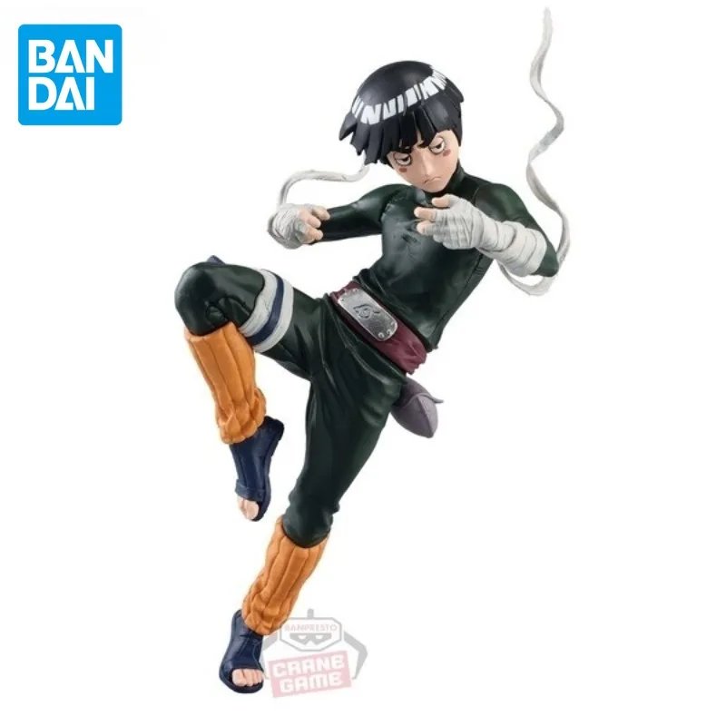 Bandai Original FIGURE COLOSSEUM NARUTO Anime Figure Rock Lee Action Figure Toys for Boys Girls Children Birthday Gifts