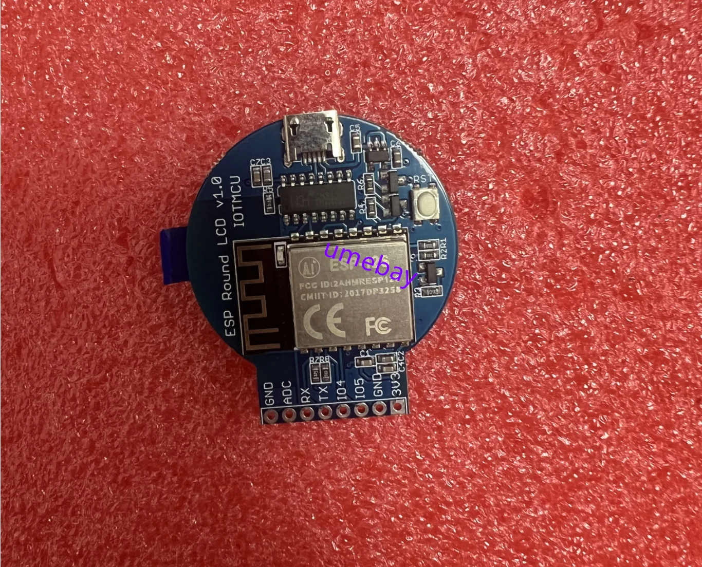 1pcs / ESP8266 TFT development board 1.28-inch circular TFT color display module IPS high-definition LCD expansion board