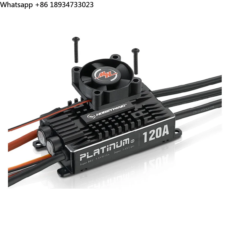 Hobbywing Platinum Pro V4 120A 3-6S Lipo BEC Empty Mold Brushless ESC for RC  Aircraft Helicopter