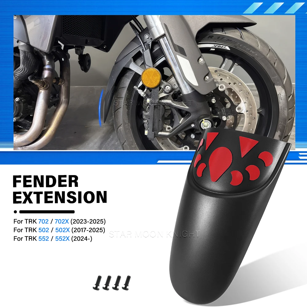 Vorderradkotflügel-Verlängerung Spritzschutz für Benelli TRK 702/702X 2023-2025 502/502X 2017-2025 552X 2024-