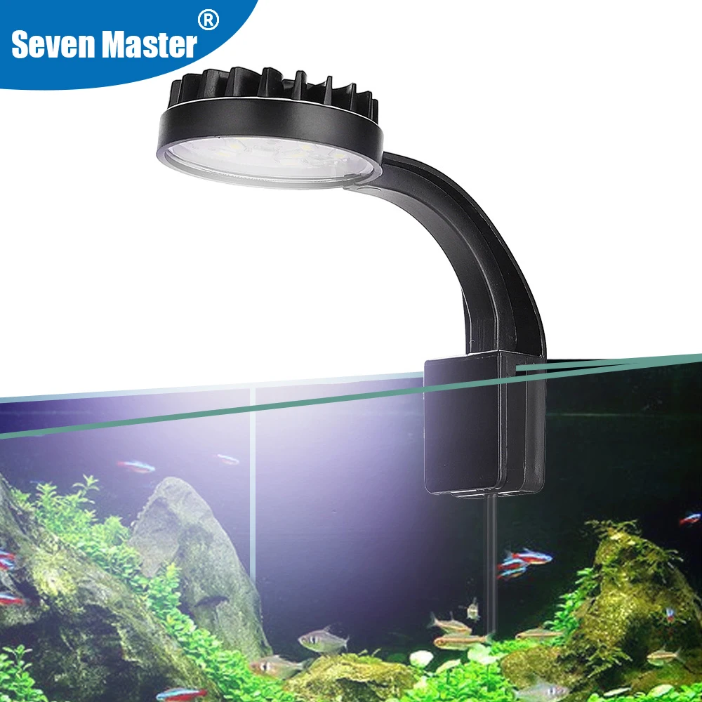 Aquarium Mini Light Led Clip For Plants Aquatic Freshwater Water Grass High Brightness Low Temperature USB Fish Tank Lamps