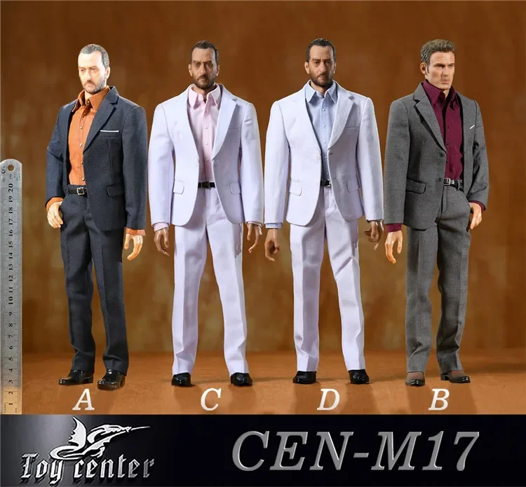 Toy Center 1/6 Male Casual Suit Gentleman Business Suit Clothes Model CEN-M17 for 12