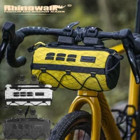 Rhinowalk-Bolsa para manillar de bicicleta, embalaje para bicicleta de montaña, carretera, grava, bolsa delantera, serie Wilderness, diseño 3D EVA, resistente al desgaste