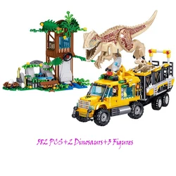 Dinosaur Bricks World Figurescene Building Blocks Kit Classic Creative MOC Educational Kids Toys Boys For Children Gift