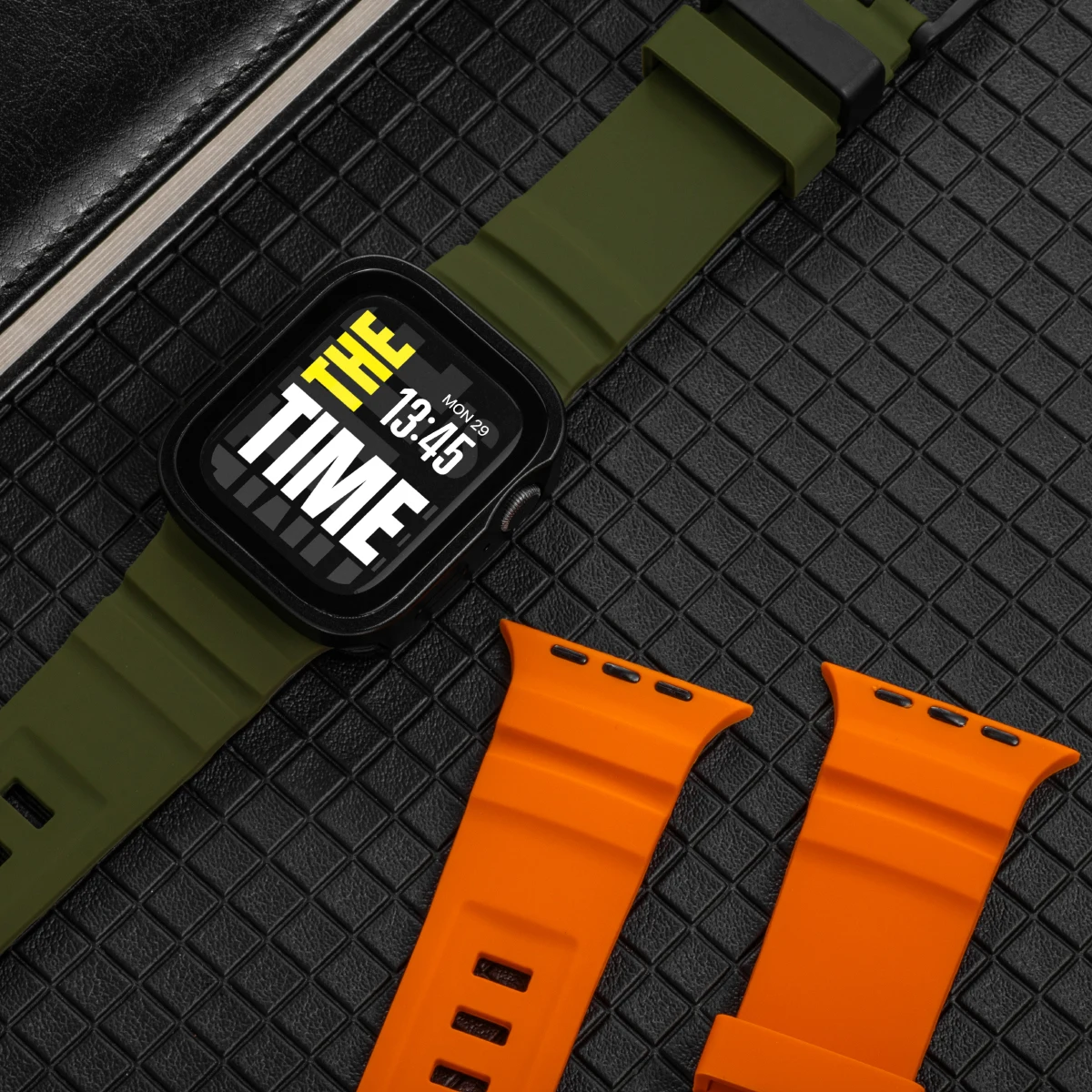애플워치 방수 케이스+실리콘 밴드 울트라3 49mm 4 - Silicone Sport Band 리뷰 및 가격