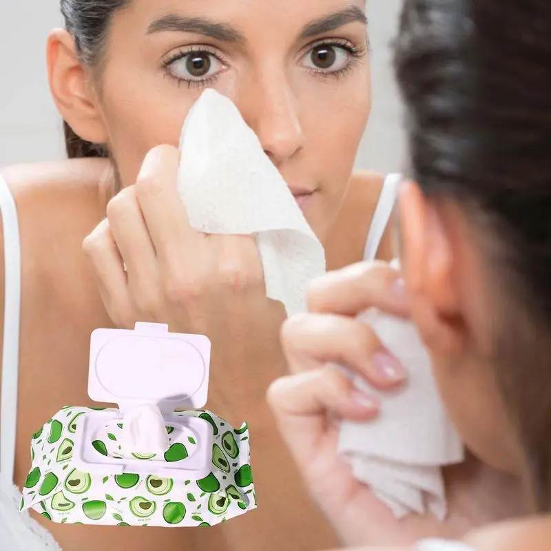 Makeup Cleansing Towelettes Fiber Avocado Makeup Remover Wipes Gently Removes Makeup And Cleanses Skin Towelettes For Waterproof