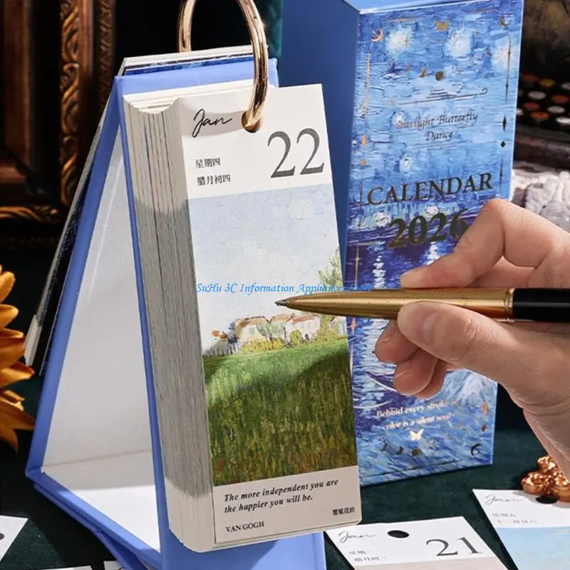 

2026 Daily Desktop Calendar Daily Planner Home Office Desk Decors Organizers