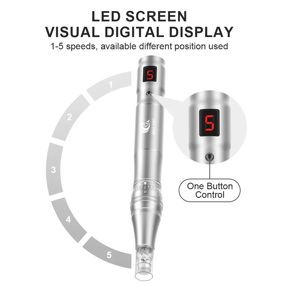 Magic Tattoo Pen Three-line Lifting Cartridge Facial Wrinkle Remover Anti-Aging Beauty Instrument for Skin Care