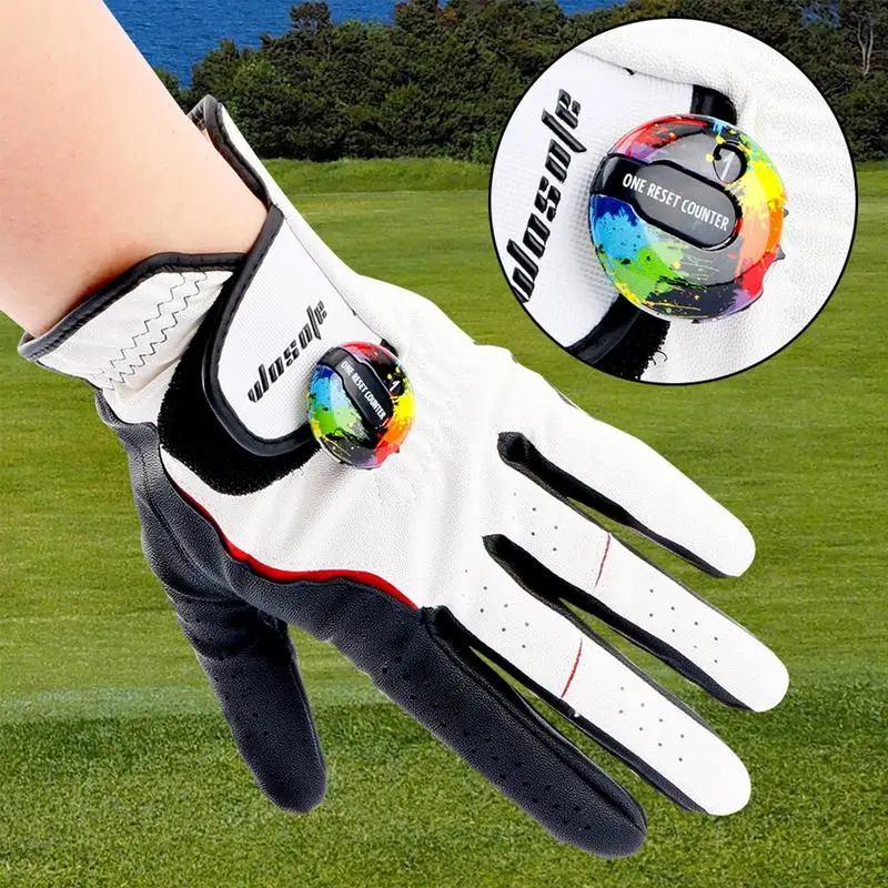 Compteur de coups de golf avec clip de Cristal tactile, retour rapide, 0 score, mini dispositif de coups de pointage de golf, cadeau pour golfeur