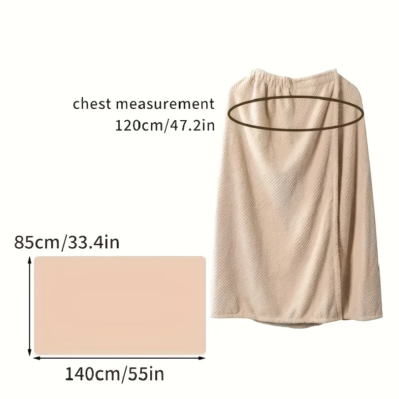 Bath Wrap Wrap Set - Microfiber Quick Dry Absorbent, Soft Bath Skirt for Women Home Shower Spa 2