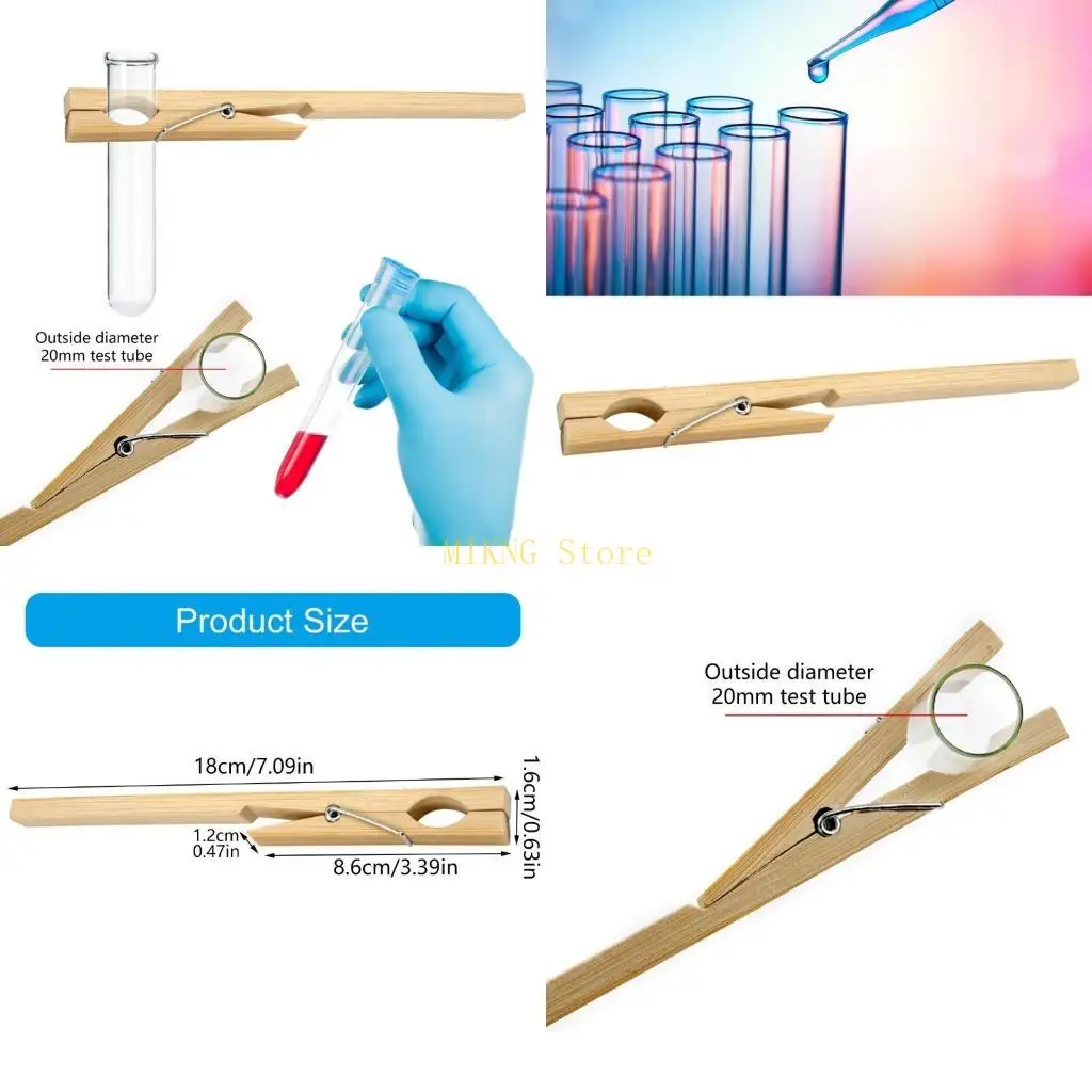 

10Pcs Test Tube Clamps For Educational And Industrial Lab, Test Tube Holder Suitable For 10-20mm Diameter Tubes best sale