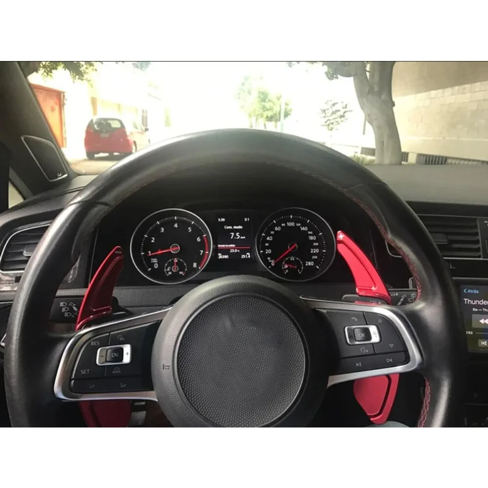 

Металлические накладки на подрулевые лепестки переключения передач для Volkswagen VW Golf 7 MK7 R GTI Scirocco 2015-2020, аксессуары для автомобиля