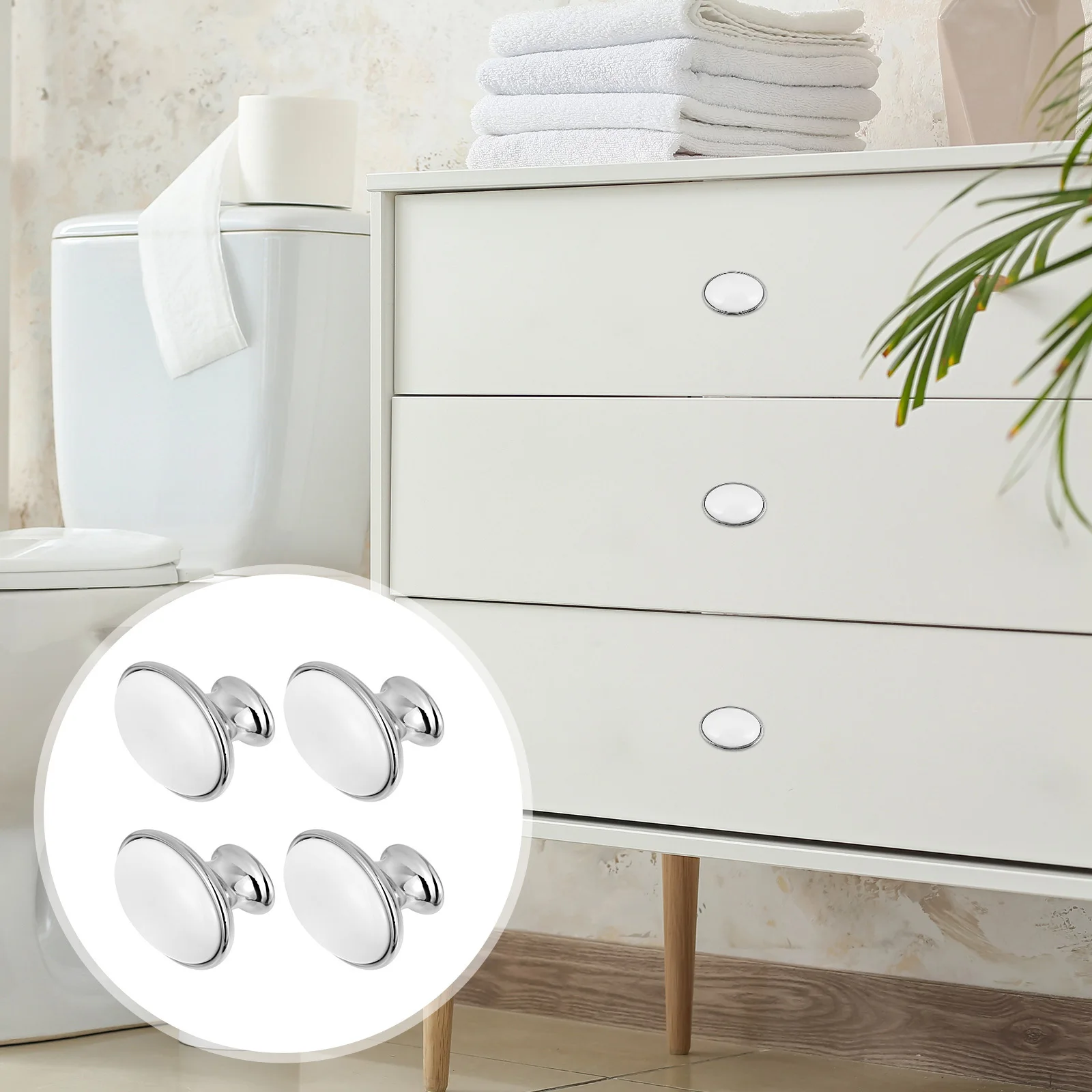 

4Pcs Zinc Alloy Ellipse Shape Cabinet Drawer Knobs Pull Handles Wardrobe Door Cupboard Cabinet Hardware Decoration