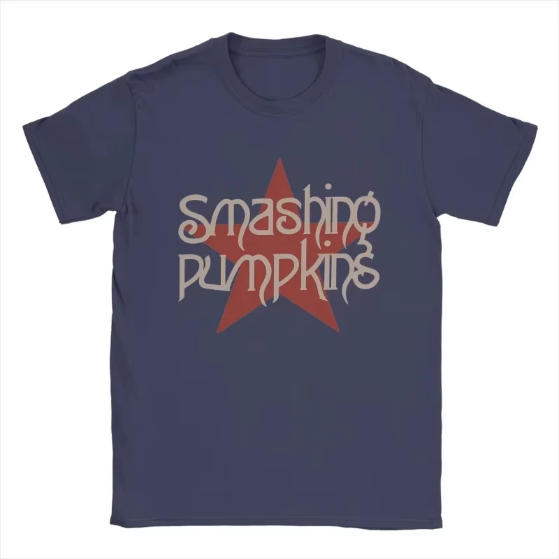 Smashing Pumpkins T Shirt Men Cotton Vintage T-Shirt Crew Neck Tee Shirt Short Sleeve Tops Gift Idea