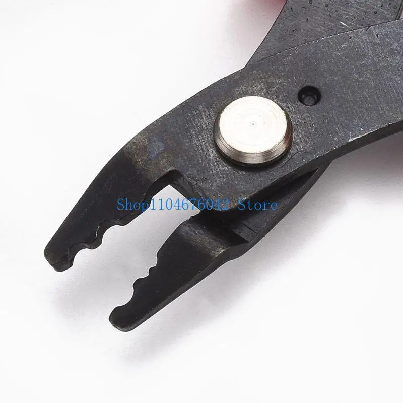 652F Professional Beading Jewelry Pliers Carbon Steel Crimper Crimp Beads Hand Tool